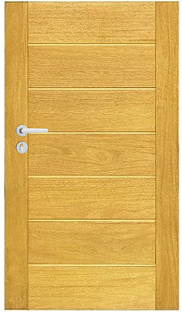 Folha Maciça BBB com Premium Tauari Prime + Fech Agata + Dobradiça com anel cromada