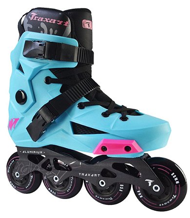 PATINS TRAXART REVOLT - AZUL - 80mm - ABEC 9