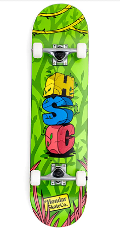 Skate Completo HONDAR - Iniciante - Jungle - Verde