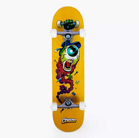 Skate Completo Chaze - Iniciante - Monster - AMARELO