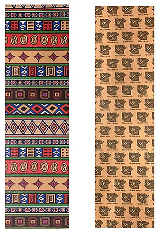 Lixa BLACK SHEEP - emborrachada - microfuros (sem bolha) - ESTAMPA TRIBAL