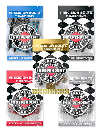 Parafuso de base INDEPENDENT 1" PHILLIPS- colorido