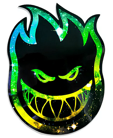Adesivo Spitfire Bighead Galaxy Importado Stickers 15,5cm X 11cm