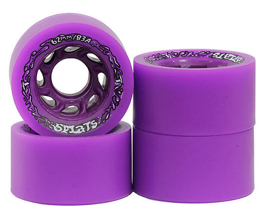 Rodas de patins QUAD Splats 62mm x 40mm/83A (jogo com 4 unidades)