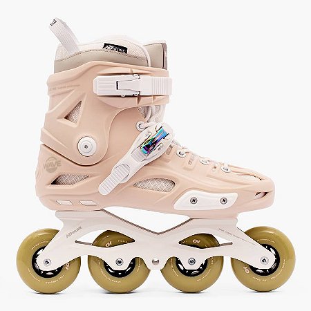 Patins adulto HD Inline WAVE Base híbrida - LANÇAMENTO - 80mm ABEC-9