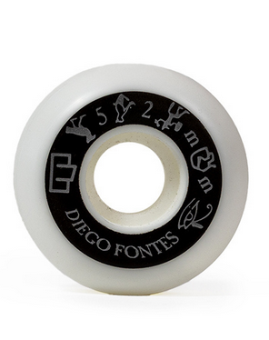 Rodas de skate MOSKA 52mm 55D/101A - Cônica - Diego Fontes