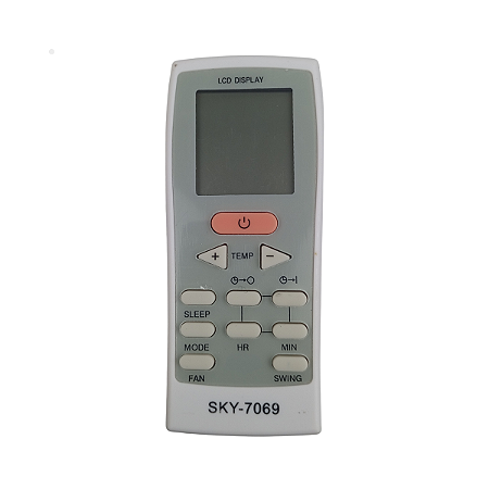 Controle Compatível Ar Condicionado York SKY-7069