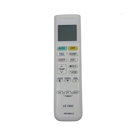 Controle Compatível Ar Condicionado Daikin LE-7300