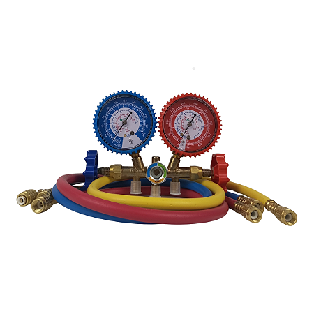 Manifold R22 R134A R404A R407C Mangueira 90cm Friven