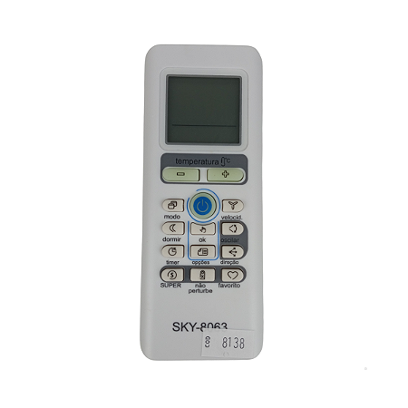 Controle Compatível Ar Condicionado Springer Midea SKY-8063