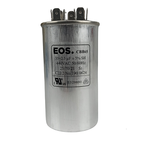 Capacitor Eos 35+2.5Uf 440V