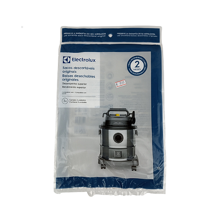Kit Saco Descartável Original Aspirador Electrolux GT20I