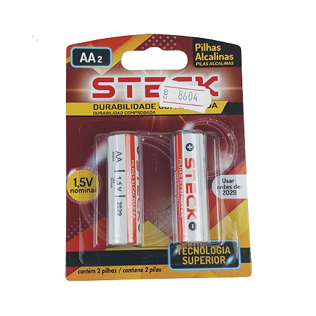 Pilha Steck AA 1,5V