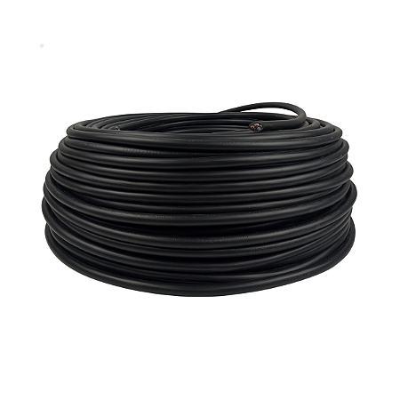 Cabo Flex Pp 5 X 1,5mm Preto Metro