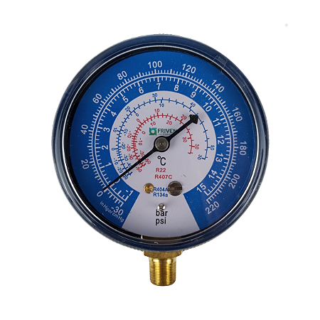 Manômetro Baixa R22 R134a R404a R407c Friven