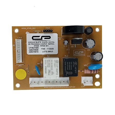 Placa Compatível Refrigerador Electrolux RFE38 RFE39 Bivolt