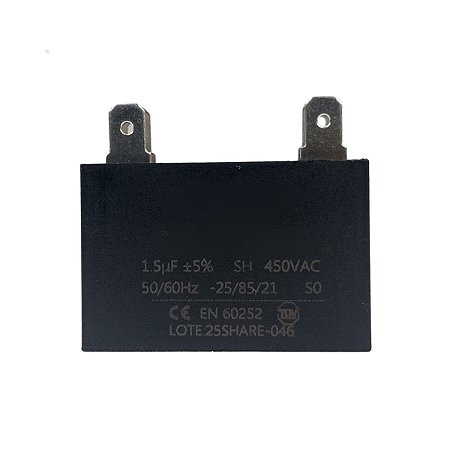 Capacitor 1.5Uf 450V Motor Ventilador