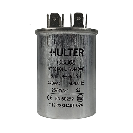 Capacitor 1,5Uf 440V Hulter