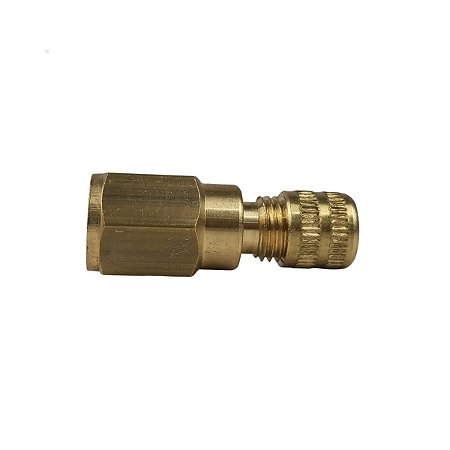 Adaptador 5/16 X 1/4 Mangueira R410A Com Schrader