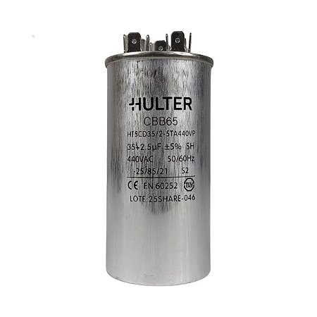 Capacitor 35+2.5Uf 440V Hulter