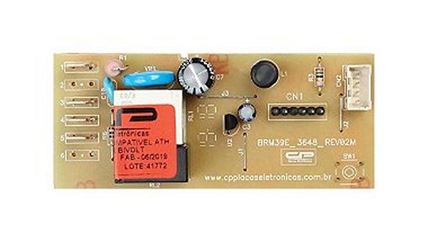 Placa Compatível Refrigerador Brastemp/Consul Crg36 Brt38 Brm38 Bivolt