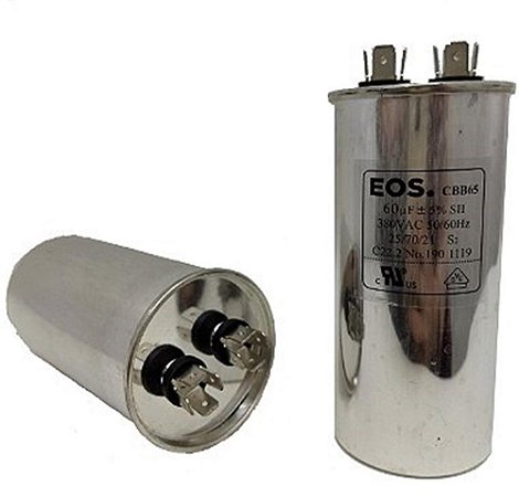 Capacitor 60 Uf 380V Copo Aluminio