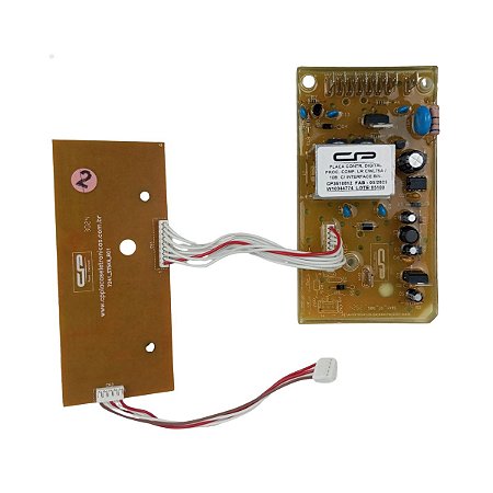 Kit Placa Compatível Lavadora Consul CWL10 CWL75 Bivolt