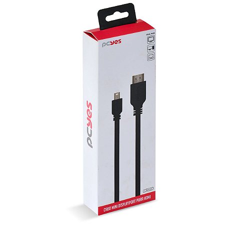 Cabo Mini Displayport para Hdmi PCYES 2mts