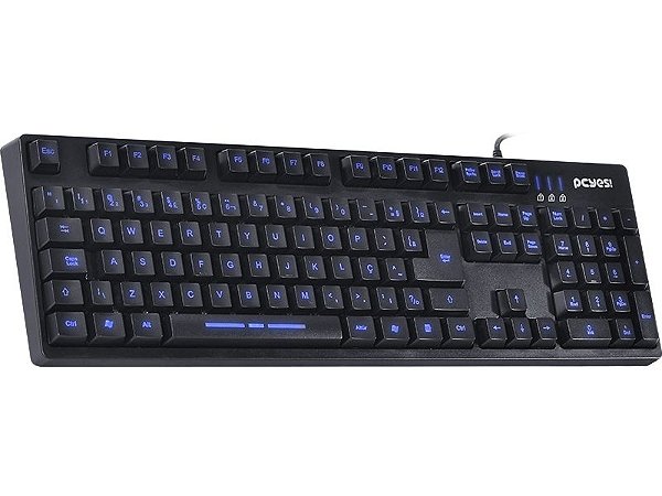 Teclado Gamer PCYES Apolo Blacklight AZUL