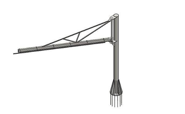 BRAÇO OSCILANTE PARA 2000KG