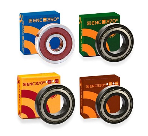 Rolamentos Alta Temperatura 6000 2RS 250ºC l 6000 ZZ 270ºC l 6000 ZZ 270°CL l 6000 ZZ 330°C ENC Medidas:10x26x8mm