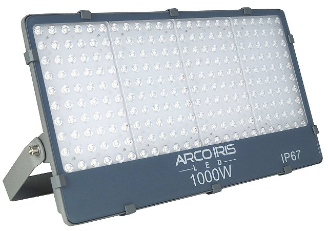 Refletor Holofote Microled 1000w Branco Frio IP67 - 82728
