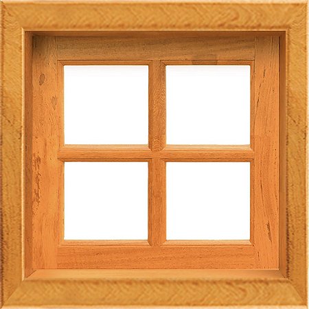 Báscula Pivotante Quadriculado em Angelim Pedra 40 x 40 x 16
