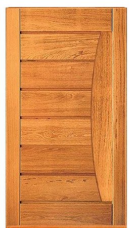 Porta Pivotante modelo Pavuna 100 x 210cm em Angelim Pedra