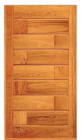 Porta Pivotante modelo Brotas 100 x 210cm em Angelim Pedra