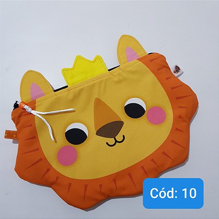 Necessaire Infantil Multiuso Bolsinha Tema Animais Fazendinha