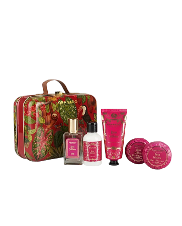 Kit Mala Granado Vintage Rosa Sublime 25ml Coleção Amazônico