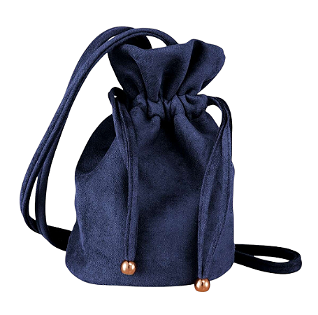 Bolsa Tiracolo Bucket Veludo.