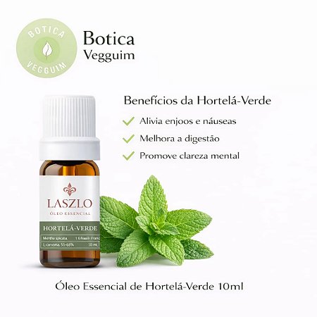 Óleo Essencial de Hortelã Verde GT China 10ML