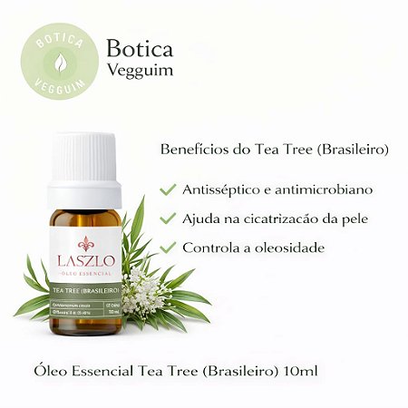 Óleo Essencial de Tea Tree GT Brasil 10ml