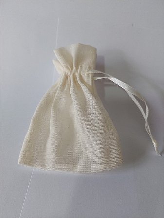 Saco de Algodão Cru 10x15 - 10 unidades