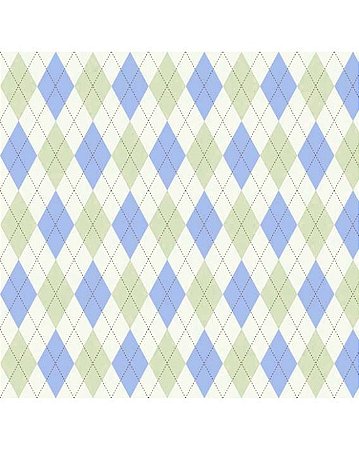 TC058 Tricoline Trapézio (Verde com Azul)