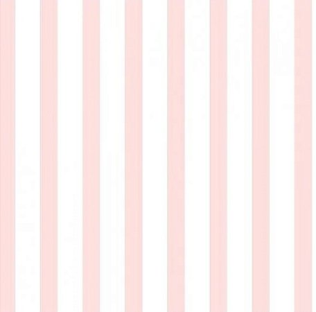 Tricoline Estampada Listrado Smart Rosa