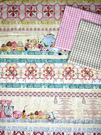 BR054 Kit Tricoline Faixa Sweet Home