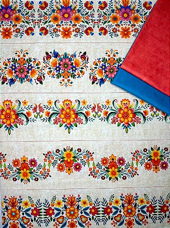 BR059 Kit Barrado Flores Mexicanas ( 3 cortes)