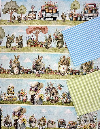 BR088 Kit Faixa Páscoa Floral