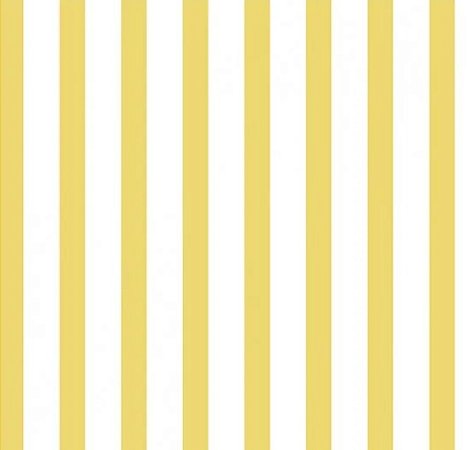 Tricoline Estampada Listrado Smart Amarelo