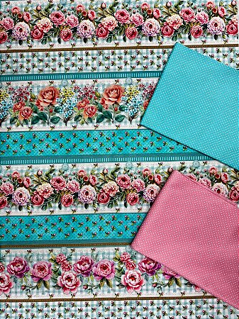 BR001 Kit Barrado Tiffany - Flower Love