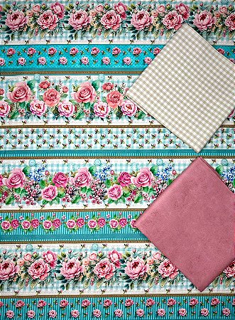 BR001 Kit Barrado Tiffany - Flower Love
