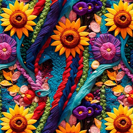 Sarja Impermeável Cordas e Flores Girassol Color